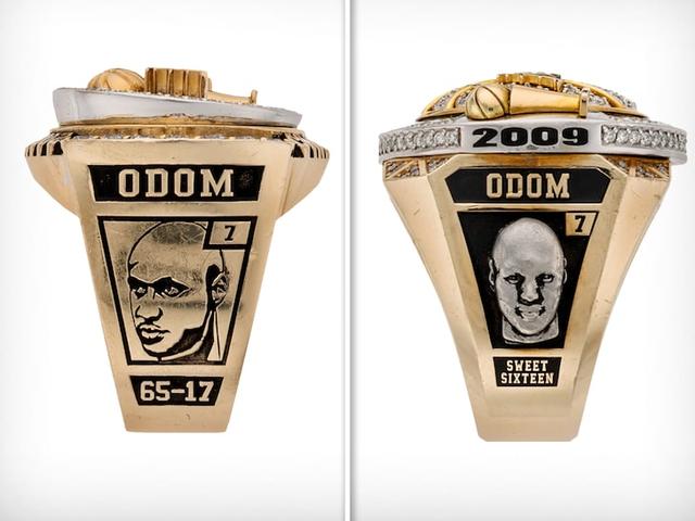 nba冠军戒指 拍卖 奥多姆两枚冠军戒指将被拍卖(2)
