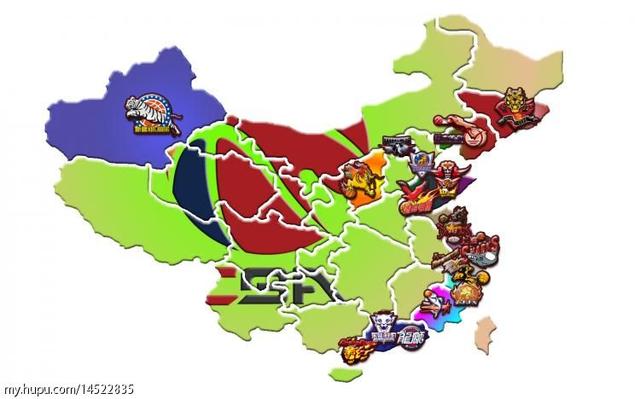 nba为什么分区 这就是NBA在中国的分区(3)