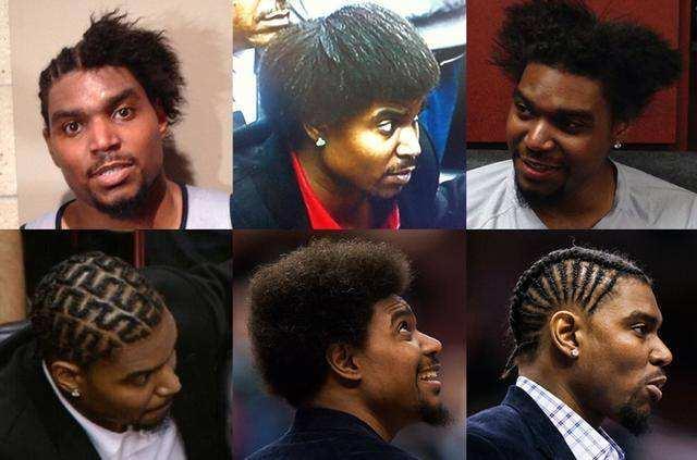 nba怪异头发 NBA球员的怪异发型(7)
