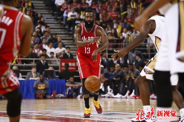 2016nba北京站 NBA中国赛火箭双杀鹈鹕(1)