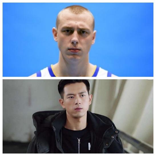 nba巨星和中国明星 盘点NBA球星和中国明星撞脸照片(1)