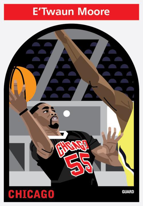 简画nba球员 NBA球员简笔肖像画(9)