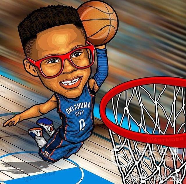 儿童版nba球星 「漫画」萌娃版NBA球星漫画(9)