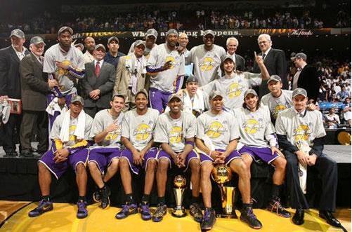 nba09年总冠军 2009年NBA总冠军洛杉矶湖人队(3)