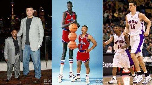 nba现役最高球员役最矮 现役NBA身高最高的三位球员(1)