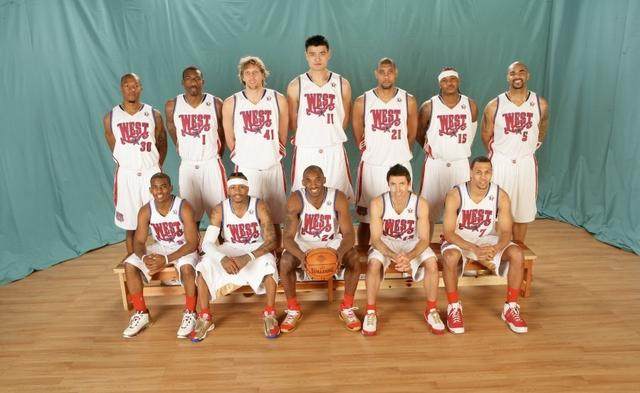 2008nba东部全明星 NBA全明星全家福回顾(2)