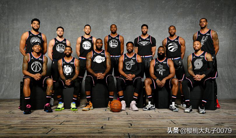 2017nba全明星半身写真 2019年NBA全明星正赛球员写真(1)
