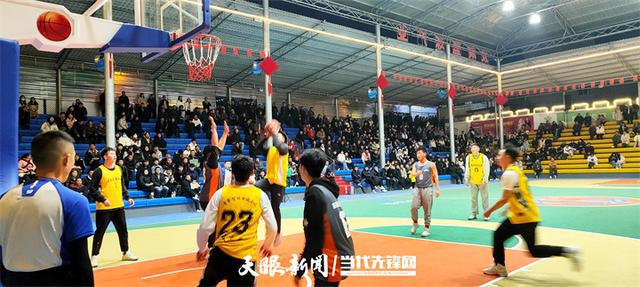 安顺平坝：新春篮球赛 赛出乡村新气象