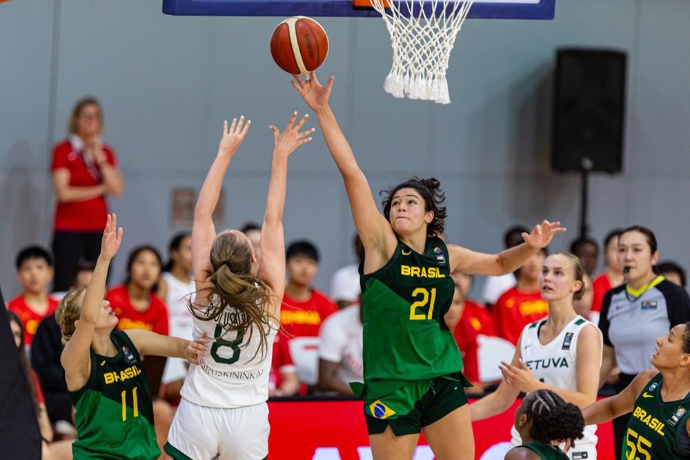 U19女篮世界杯-立陶宛女篮轻取巴西女篮
北京时间7月15日，2023年U19女(2)