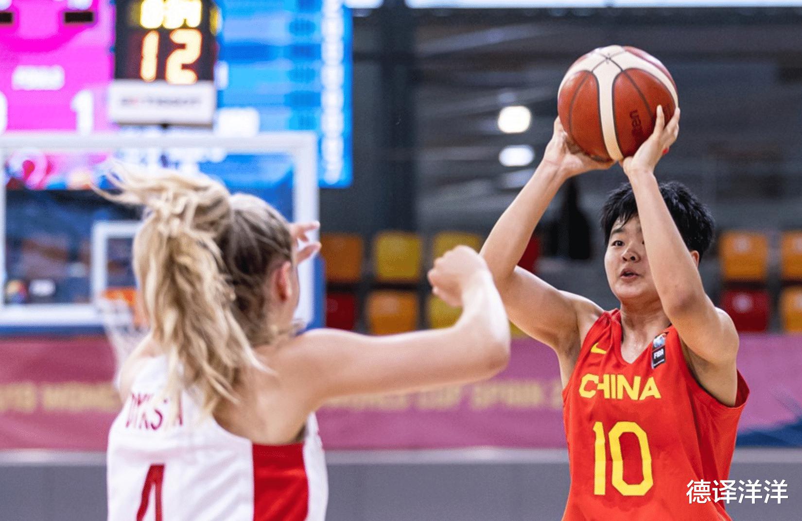 一度追到只差7分！中国U19国青女篮表现不俗，赢得称赞！(2)