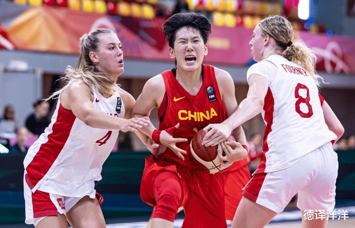 一度追到只差7分！中国U19国青女篮表现不俗，赢得称赞！(3)