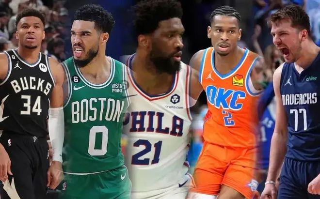 2023年NBA最佳第一阵容，史上唯一次五位球员全都场均得分30+(4)