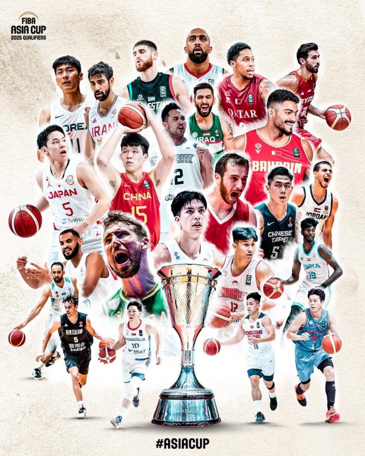FIBA更新亚预赛开赛日海报 杨瀚森代表中国男篮登报！(1)