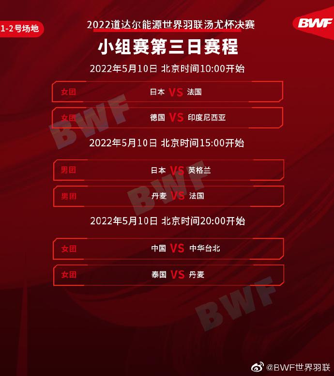 CCTV5直播尤伯杯：中国队誓夺16冠，2个5-0横扫，小组末战力争3连胜(5)