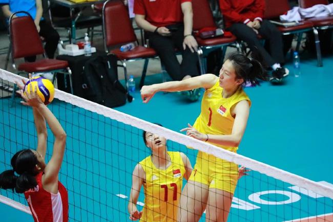 U18女排亚锦赛中国零封菲律宾 斩获小组赛两连胜(1)
