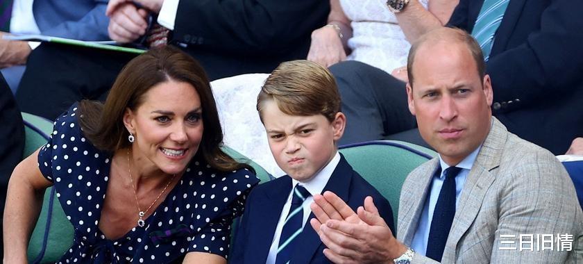 凯特王妃首度带乔治现身温布尔登网球赛！母子装太吸睛威廉成陪衬(2)