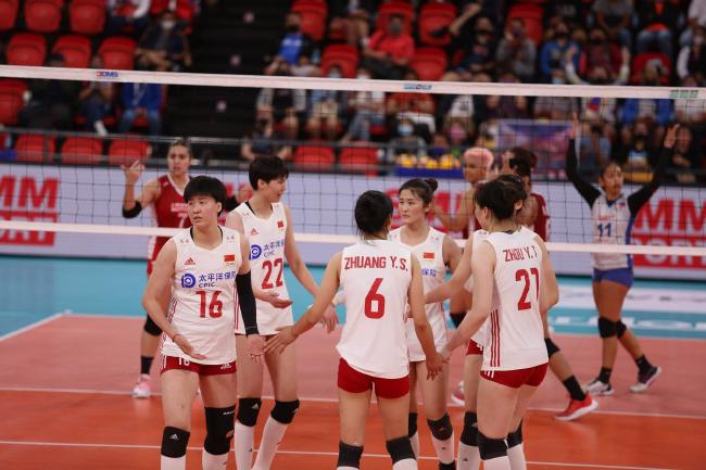 女排亚洲杯中国二队3-0菲律宾 斩获3连胜A组居首