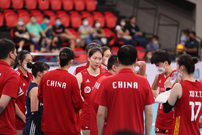 女排亚洲杯中国二队3-1伊朗 4连胜夺A组第一进8强(1)