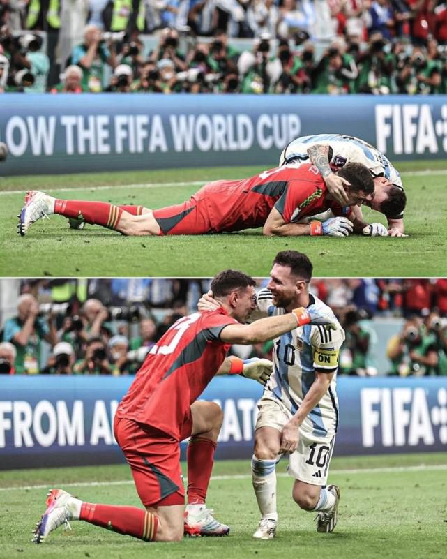世界杯门神之夜！1米95圣马丁2扑点拯救阿根廷，赛后被梅西抱倒在地(3)