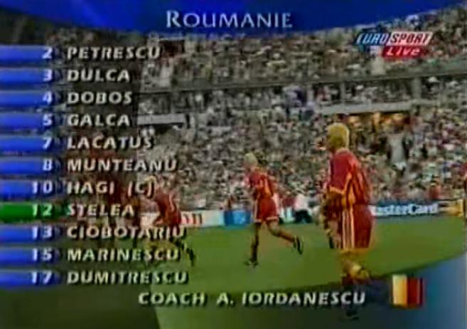 你还记得这支全队黄发的罗马尼亚队吗？98世界杯罗马尼亚战突尼斯(3)