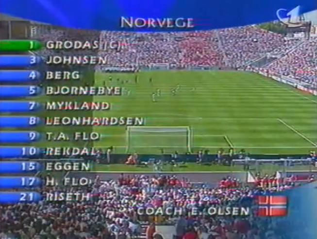 维耶里一击致命，98世界杯竟成挪威足球绝唱？(4)