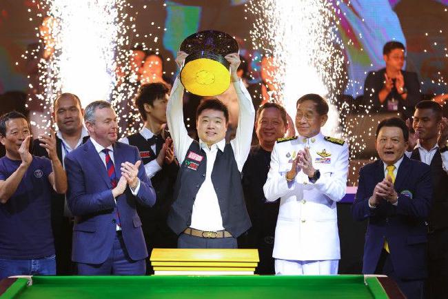 3进决赛收2冠！丁俊晖获生涯第23冠 破3年多冠军荒(1)