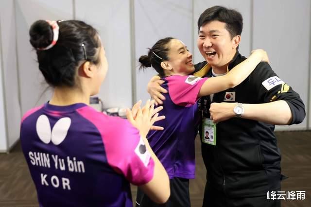 世乒赛韩国女双夺冠希望破灭，韩国乒协主席柳承敏也安静了下来