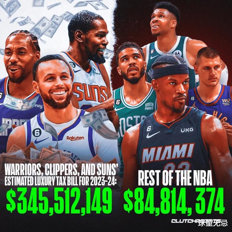 豁！整整4.5亿啊，NBA第一高薪球队正式成立，真豪横(5)