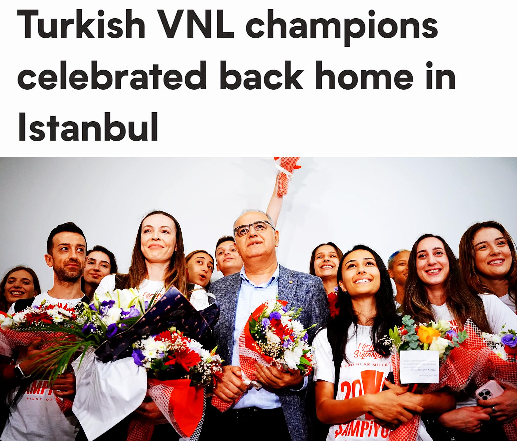 卡拉库尔特：为土耳其女排夺冠骄傲 我们展现了土耳其女性的力量