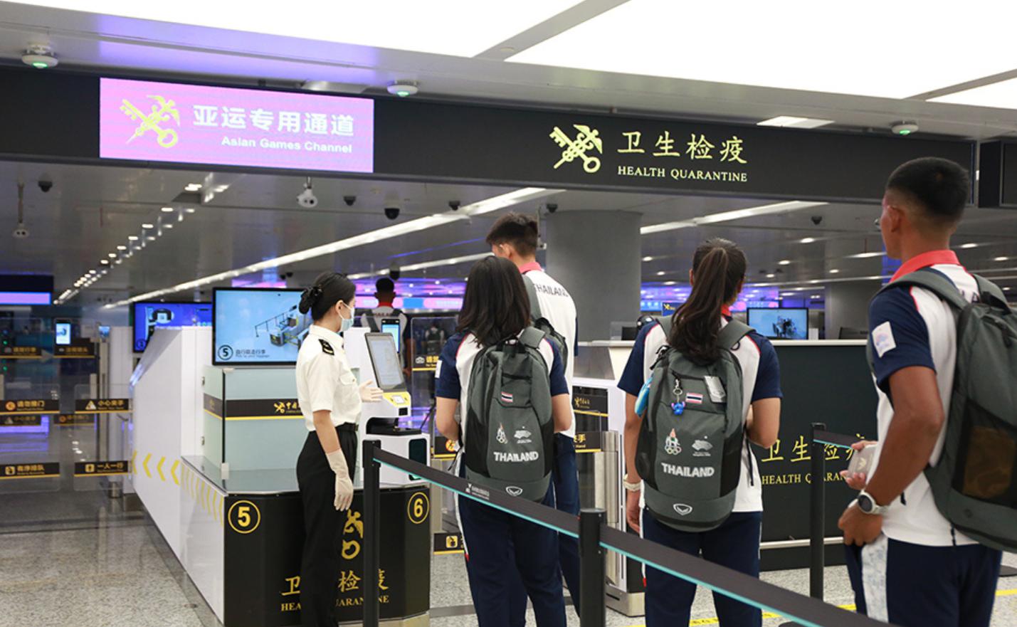 杭州亚运会来了！首批国外选手入境，体验中国高科技，9月迎高峰(4)