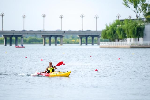 中国皮划艇巡回赛迁安站开幕 首次落户北方城市(6)
