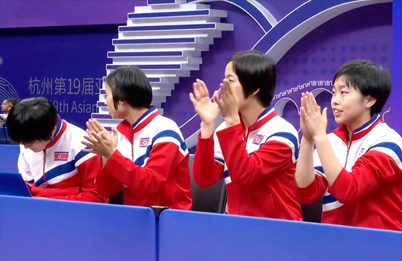 亚运会：乒乓球赛超夸张分差诞生！朝鲜女双狂轰11-0、11-0、11-1(1)