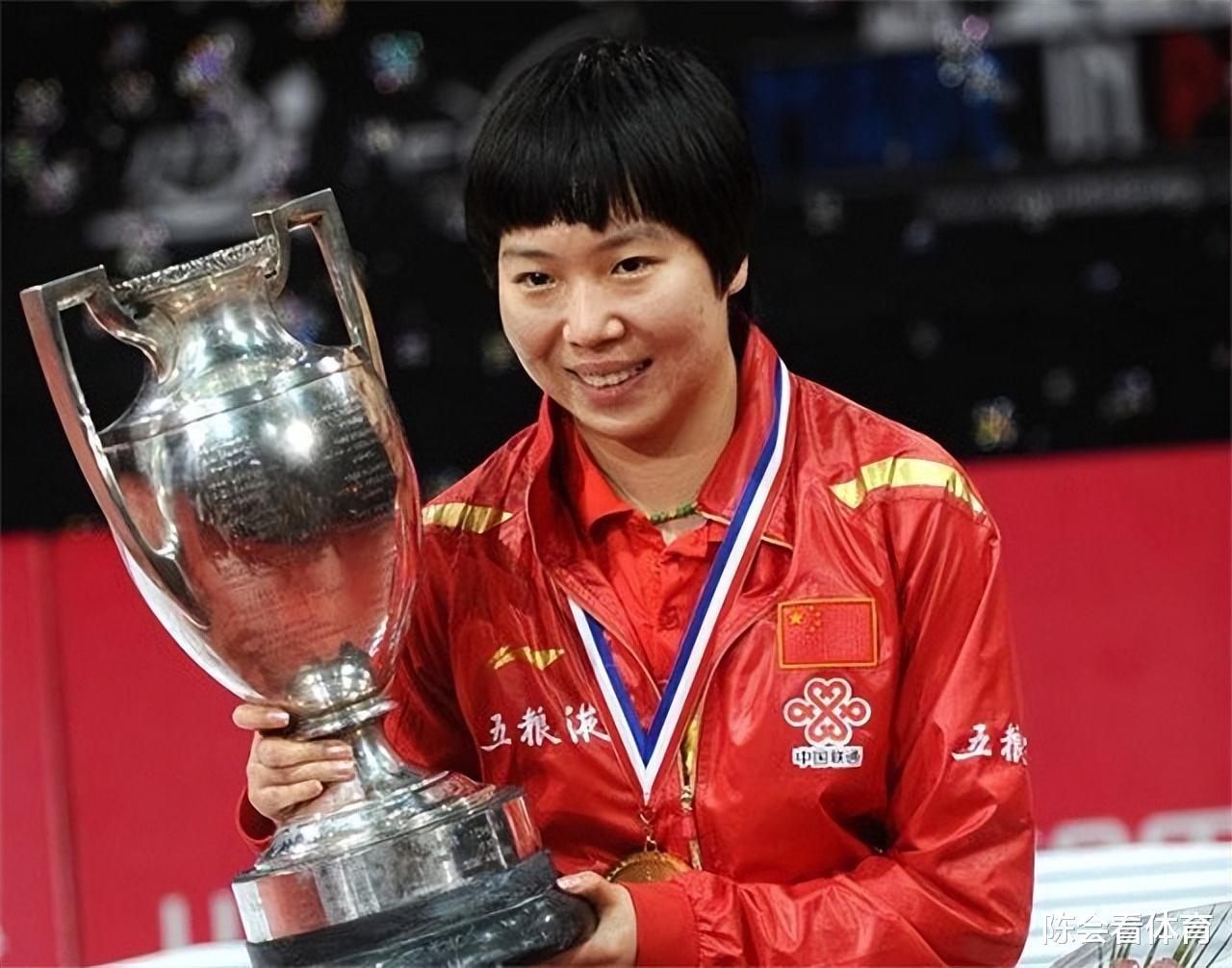 中国乒乓球女单全国冠军最多的十位名将，孙颖莎未上榜张怡宁第二(1)