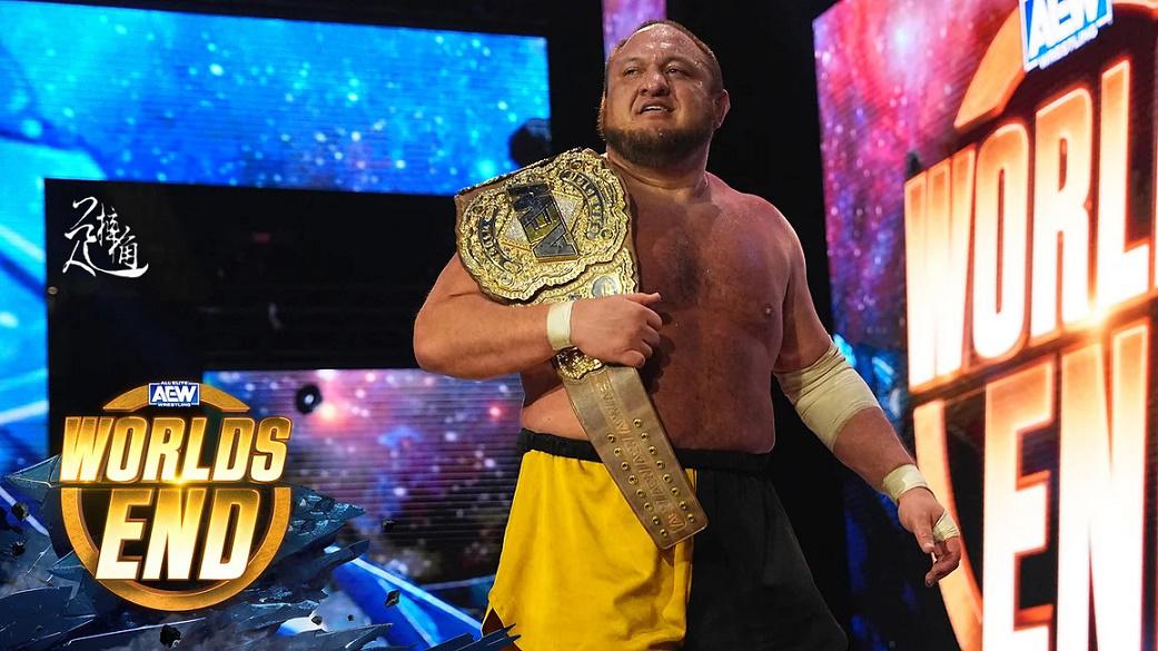 萨摩亚乔登顶AEW世界冠军，首位“大洲冠军”加冕三冠王！