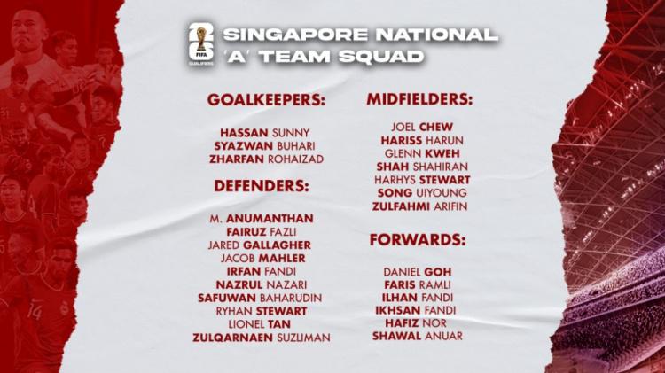 足球报：新加坡名单中“99后”达11人 主帅表态要提升朝气