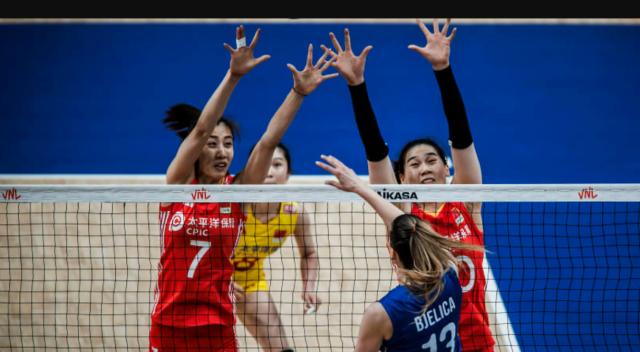 中国女排世联赛里约站3胜1负 确保亚洲第一位置