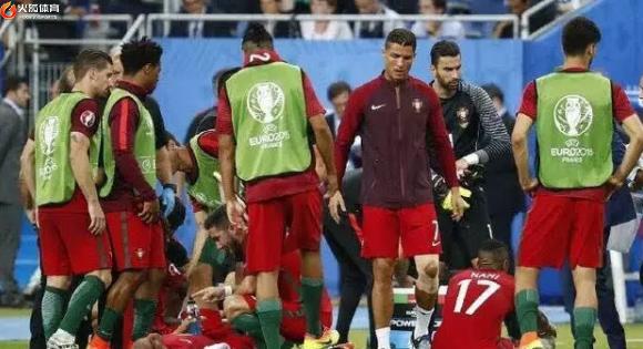 欧洲杯经典：受伤的C罗成为球队精神领袖(1)