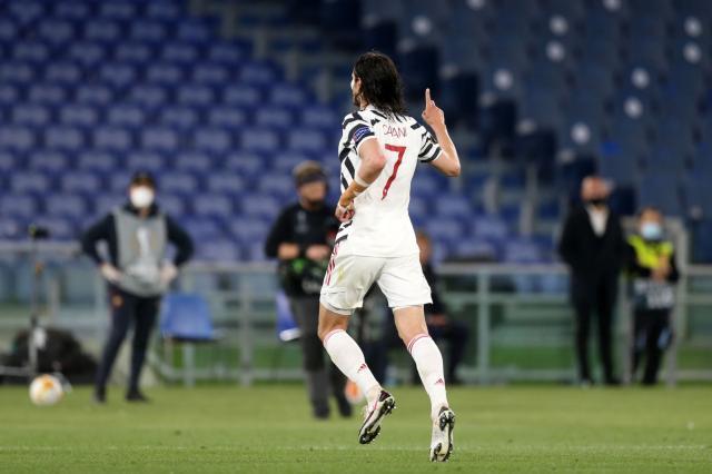【欧联杯】卡瓦尼梅开 罗马3分钟2球 曼联2比2暂平(1)