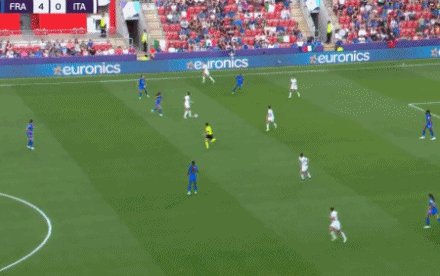 【女足欧洲杯】法国半场进5球横扫意大利 冰岛1比1(7)
