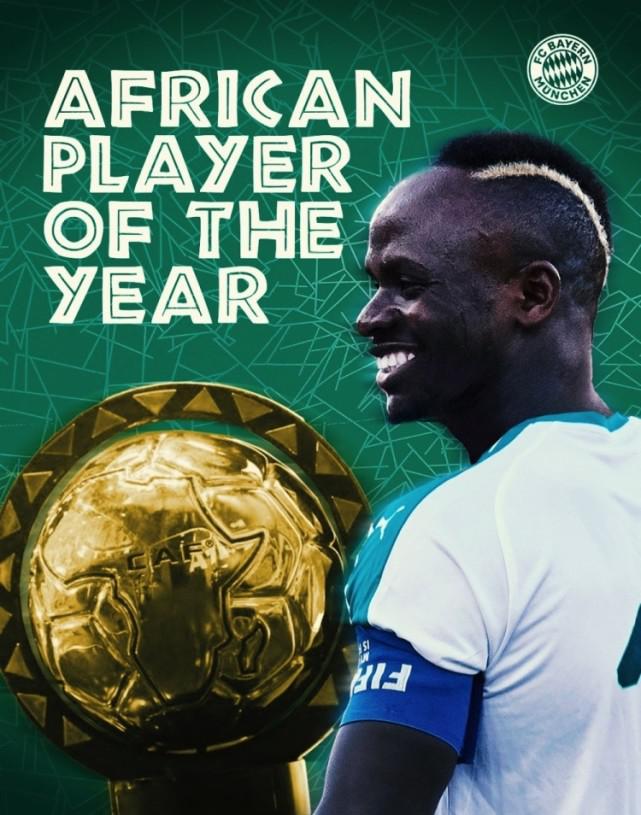 马内当选2022年非洲足球先生！生涯第2次，击败萨拉赫，拜仁官方道贺(4)