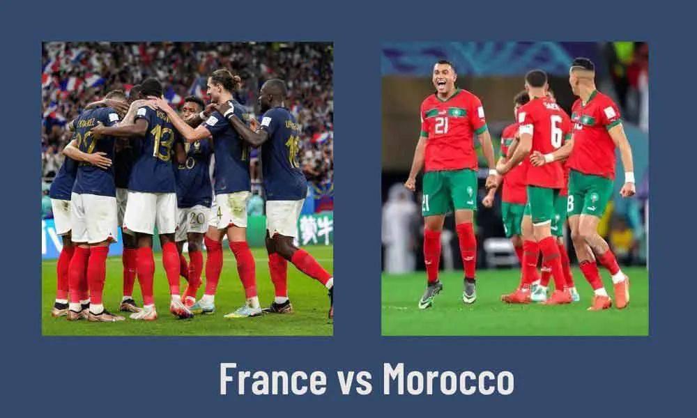 法国VS摩洛哥，世界杯半决赛本周三晚，马克龙总统赴卡塔尔督战，谁将获胜？(5)