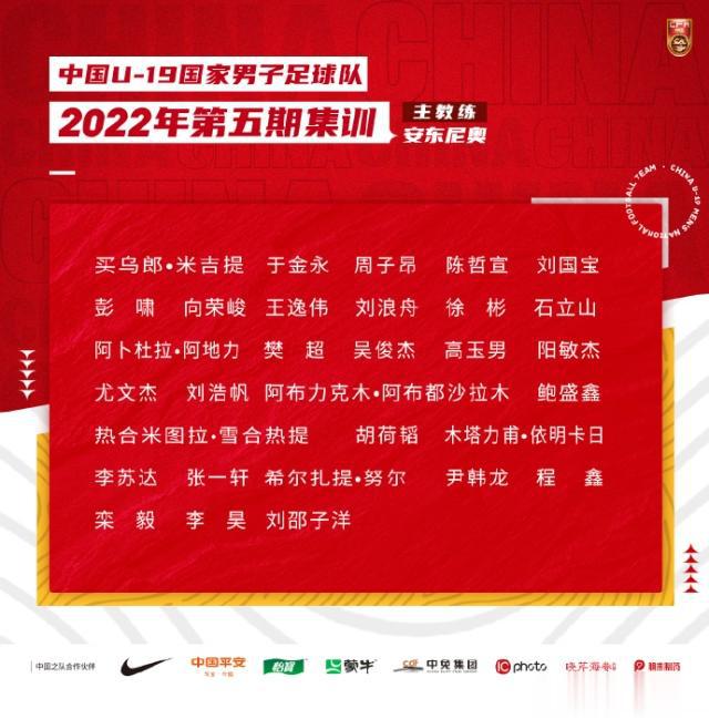 U19国青最新名单：刘邵子洋领衔(1)