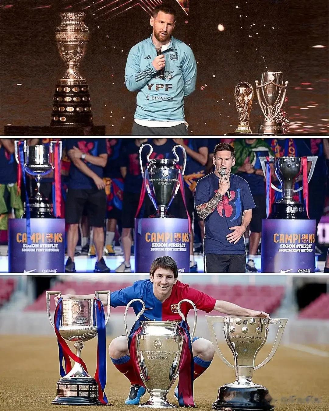 ▶ 2008/09赛季：西甲冠军、欧冠冠军、国王杯冠军 
▶ 2014/15赛季