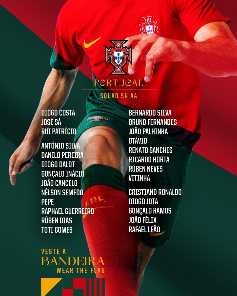 葡萄牙6月欧预赛26人名单公布：38岁C罗继续入选，再冲2大神纪录(3)
