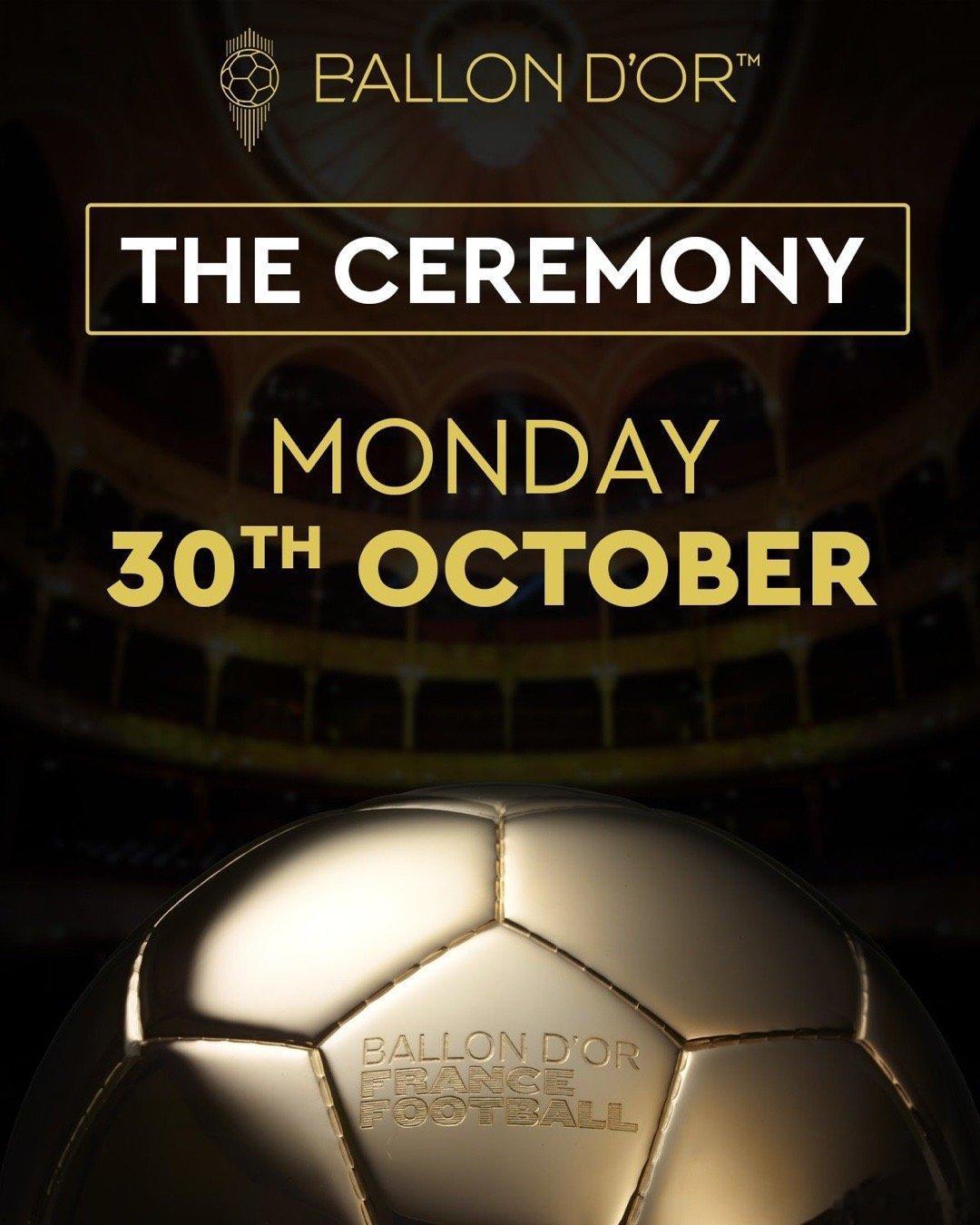 官方消息，2023年金球奖颁奖典礼定于当地时间10月30日，在巴黎夏特莱剧院剧院