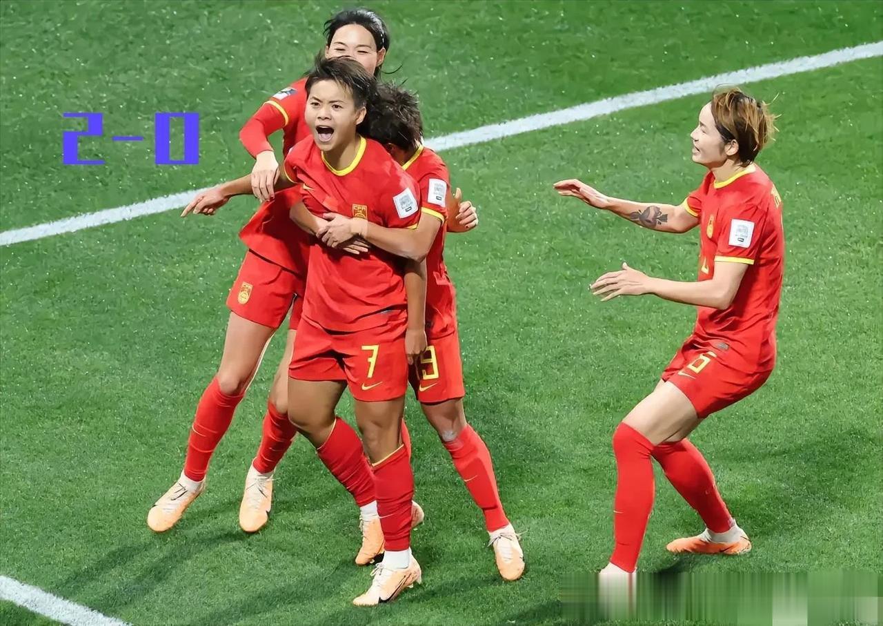 2-0，只要2-0战胜英格兰，中国女足就可以晋级世界杯淘汰赛！

英格兰6分，2(1)