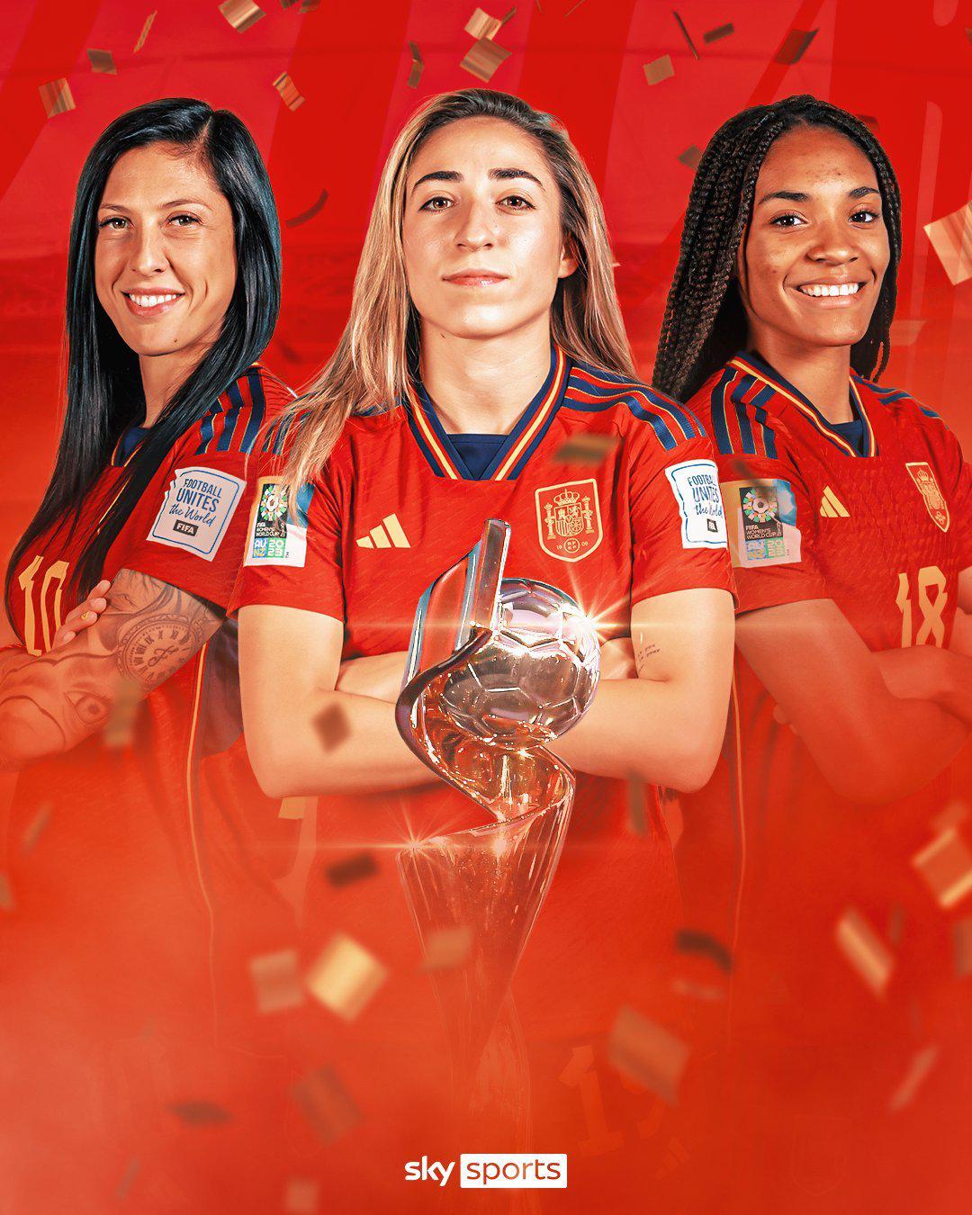 西班牙成为德国之后，历史上第二个男女足都夺得世界杯的国家[赞]#女足世界杯决赛#