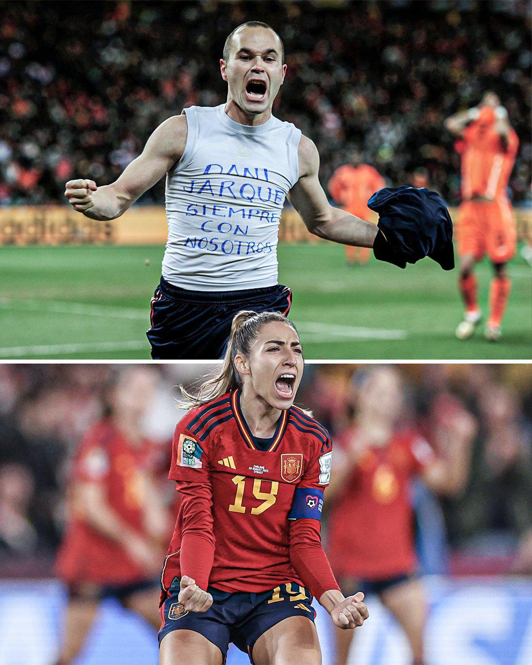 西班牙成为德国之后，历史上第二个男女足都夺得世界杯的国家[赞]#女足世界杯决赛#(2)