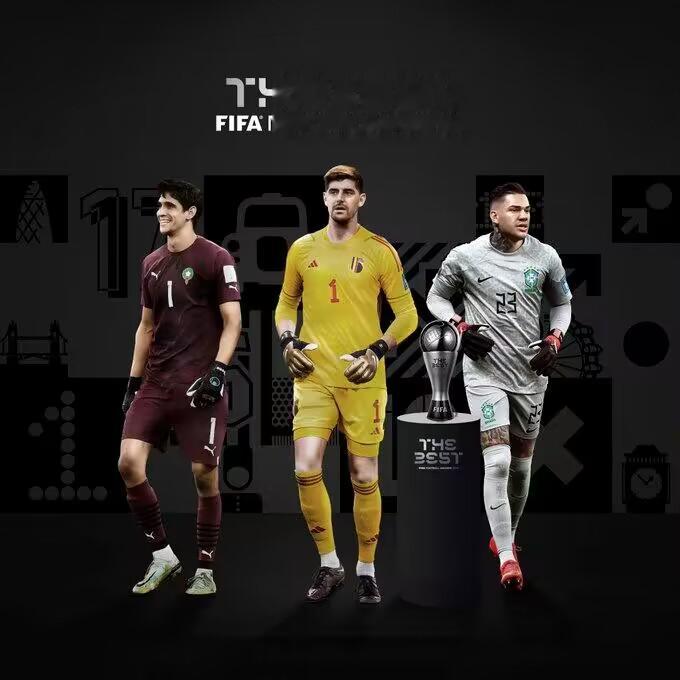 FIFA年度最佳门将3人候选：埃德森、库尔图瓦、布努入选！(1)