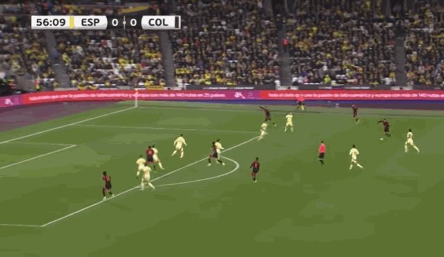 【友谊赛】迪亚斯献助攻，哥伦比亚1比0战胜西班牙(3)
